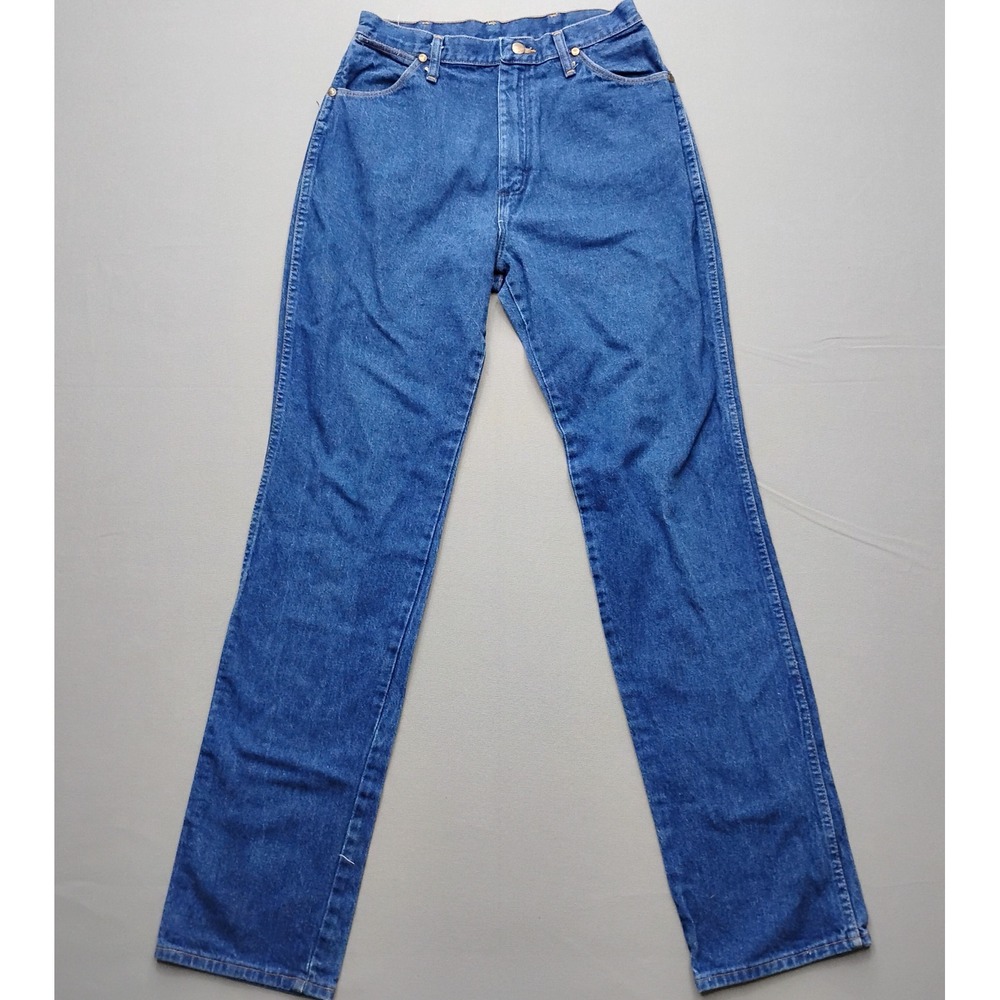 Wrangler 13MWZMR Cowboy Cut Jeans Blue Denim Womens 13 High Rise Made in USA